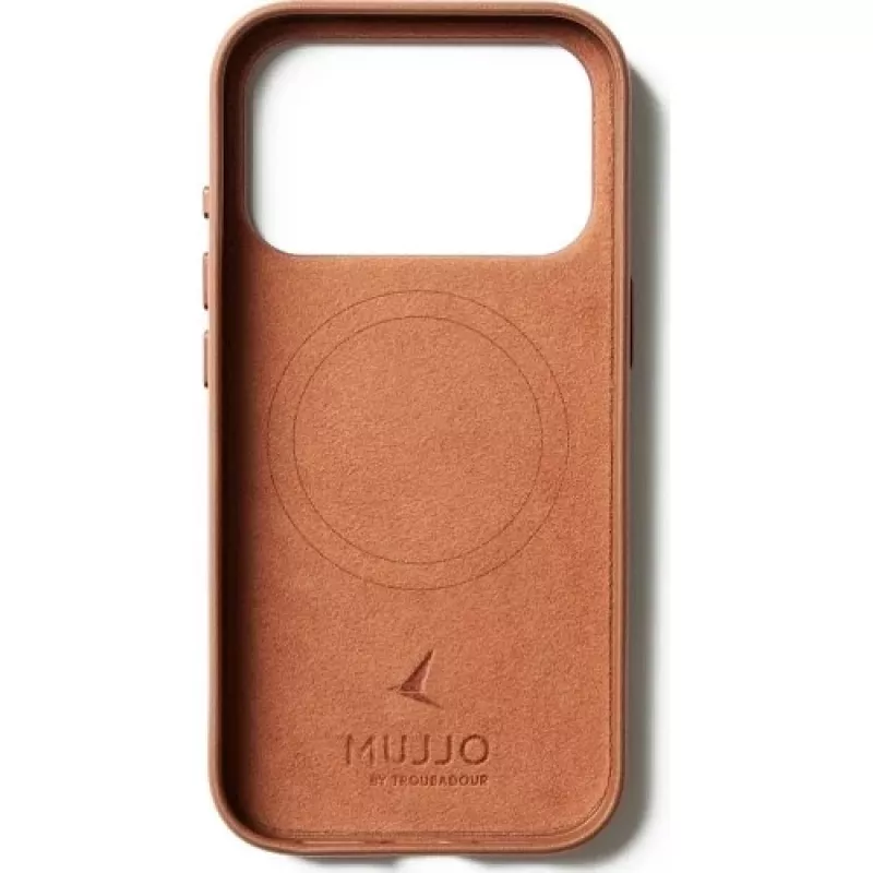 Mujjo Full Leather Case MagSafe etui do iPhone 17 Pro Brązowy