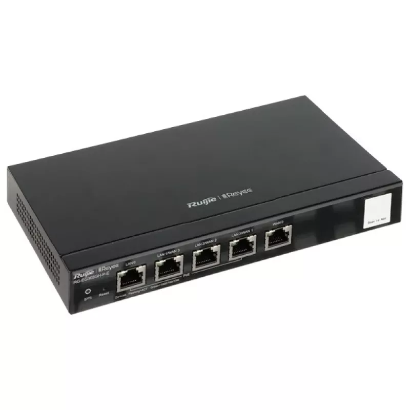 Ruijie Networks RG-EG305GH-P-E router przewodowy Czarny