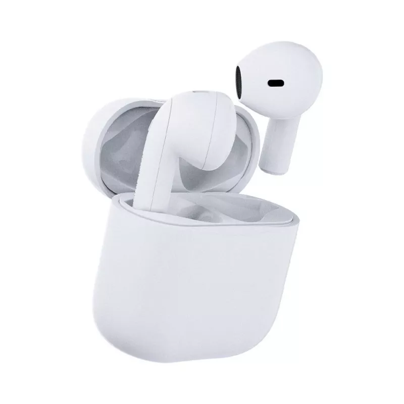 Zestaw słuchawkowy happy plugs JOY TWS douszny Bluetooth do rozmów, muzyki, sportu — biały, 20–20000 Hz