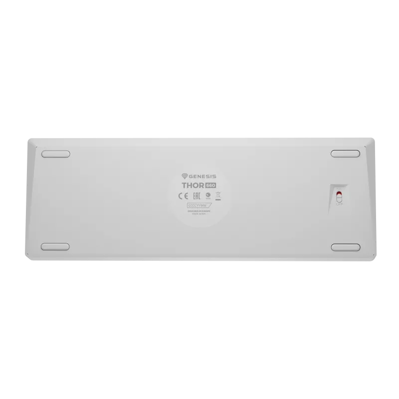 Klawiatura gamingowa genesis THOR 660 G2 — bezprzewodowa (2,4 GHz, Bluetooth) i przewodowa