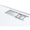 Soehnle Style Sense Comfort 100 elektroniczna waga łazienkowa prostokątna biała (STYLE SENSE COMFORT 100)