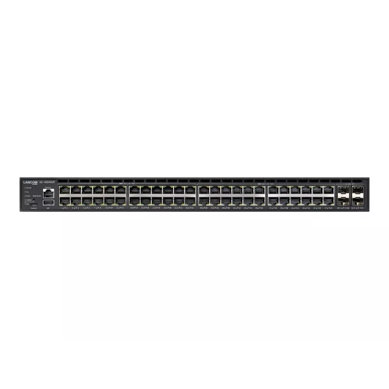 LANCOM GS-4554XUP - Switch - L3 - zarządzalny - 24 x 100/1000/2,5G (PoE++) + 24 x 10/100/1000 (PoE+) + 4 x SFP+ + 2 x QSFP+ - Desktop, montaż w szafie RACK - PoE++ (1440 W) (61884)