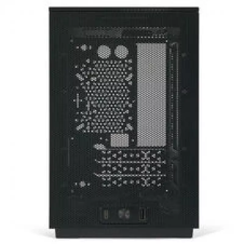 Obudowa PC Mini ITX/ATX ssupd Meshroom D (CS-MRD-BK-1) — kompaktowa czarna obudowa z panelami mesh