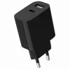ŁADOWARKA USB UNIWERSALNA CZARNA/2P TA-UC-2AC12-01-BK GEMBIRD