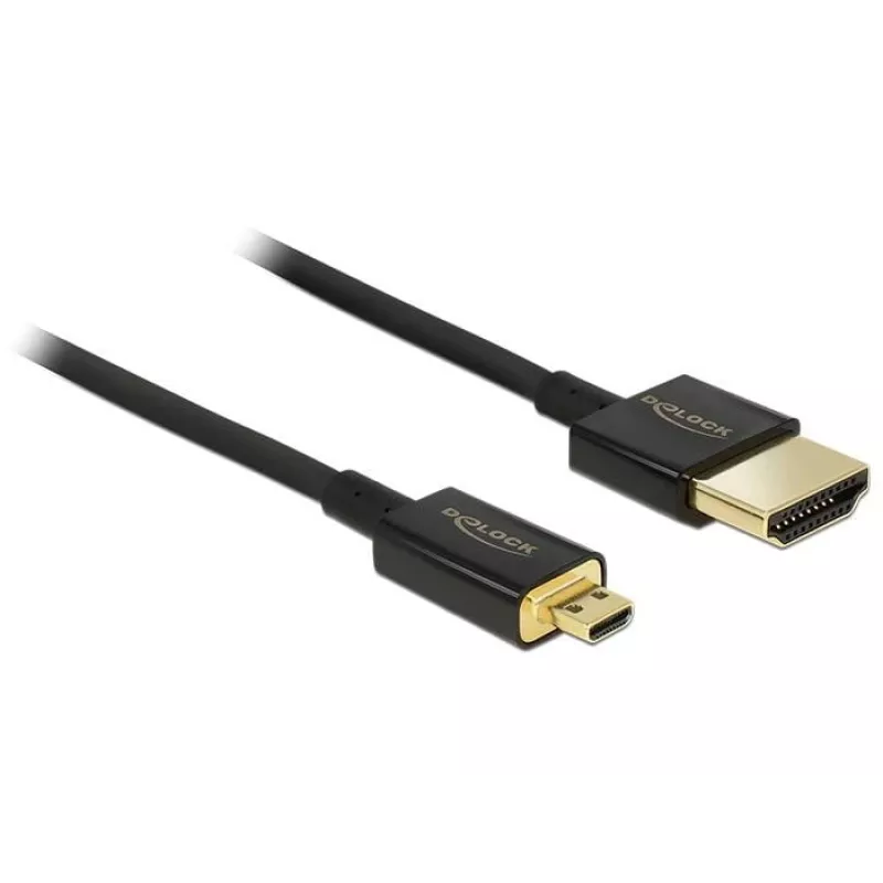Kabel HDMI DeLOCK HDMI-A/HDMI Micro-D 3 m