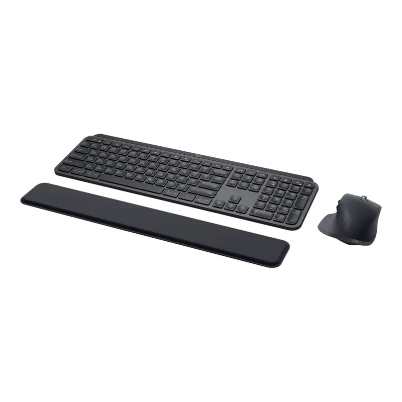Logitech MX Keys Combo for Business – Zestaw klawiatura i mysz – podświetlany – bezprzewodowy – Bluetooth LE – QWERTY – GB – Grafitowy