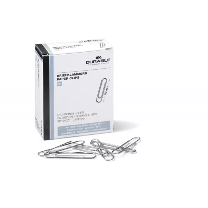 Spinacz biurowy Durable 122425 Metal 100 szt.