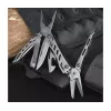 Multitool Nextool Mini FLAGSHIP NE20122 — 10-w-1 kompaktowe narzędzie wielofunkcyjne ze stali nierdzewnej, czarny, 67×27×17 mm, 83 g