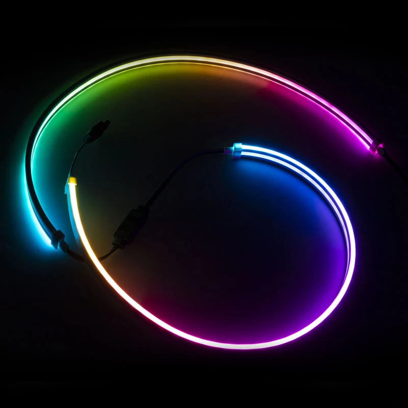 SilverStone LS04, ARGB taśma LED, 2 szt. - Biały
