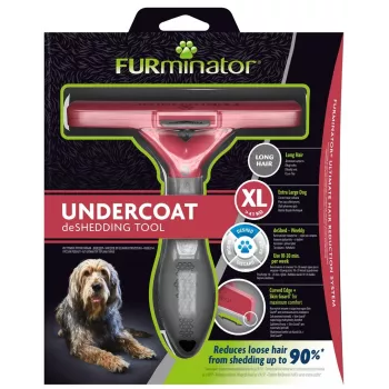 Narzędzie do usuwania podszerstka FURminator FUR151234 dla długowłosych psów olbrzymich, czarny, 470 g
