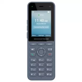 Grandstream Networks WP8256 telefon IP antracytowy 3 linie LCD Wi-Fi