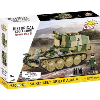 Zestaw konstrukcyjny model Cobi SD.KFZ.138/1 Grille, 720 elementów, model do ekspozycji