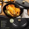 Żeliwny garnek Russell Hobbs RH02525BEU7 30 cm, czarny