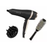 Zestaw suszarki do włosów Remington Salon Smooth | D6940GP | 2100 W | Liczba ustawień temperatury 3 | Funkcja jonizacji | Dysza dyfuzor | Czarny