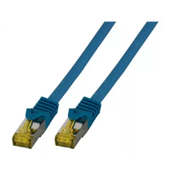 EFB-Elektronik RJ45 kabel krosowy Cat.6A S/FTP LSZHCat.7 przewód instalacyjny niebieski 1m Producent: EFB Elektronik (MK7001.1BL)