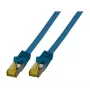 EFB-Elektronik RJ45 kabel krosowy Cat.6A S/FTP LSZHCat.7 przewód instalacyjny niebieski 1m Producent: EFB Elektronik (MK7001.1BL)