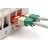 DIGITUS - Kabelclips mit Farbcodierung - für Patch-Kabel - grün (Packung mit 100) (A-CC-G)