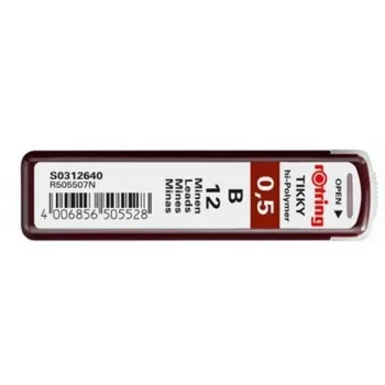 Rotring Polymer Leads B 0.5 mm S0312640