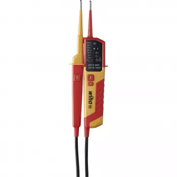 Tester napięcia i ciągłości Wiha 45216 12–1000 V AC, ręczny tester napięcia AC i ciągłości