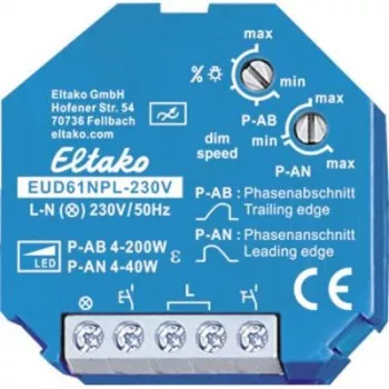 Uniwersalny ściemniacz przełączający Minimalne obciążenie tylko 4 W EUD61NPL-230V (61100832)