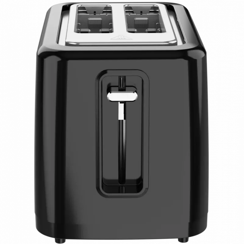 Toster elektryczny, czarny, 220-240V, 50-60Hz, 780-930W, 2 szczeliny, 3 tryby, 7 poziomów opiekania