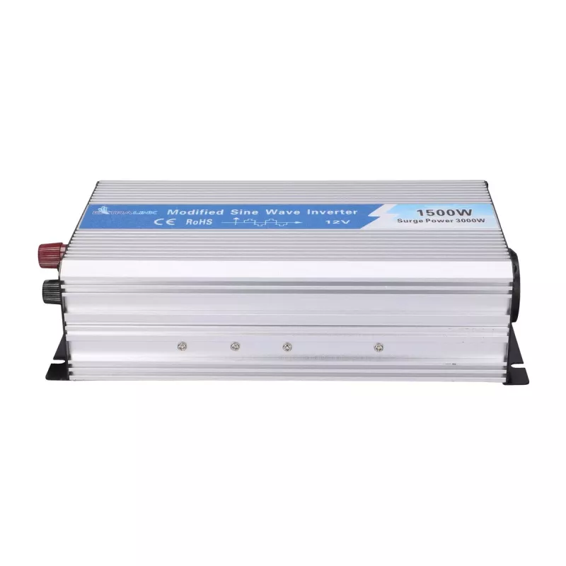 Przetwornica napięcia Extralink 12 V - 230 V, 1500 W, sinus modyfikowany OPIM-1500W