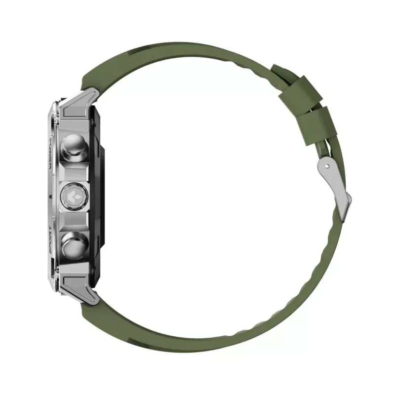 Smartwatch Garett Atom srebrny Steel