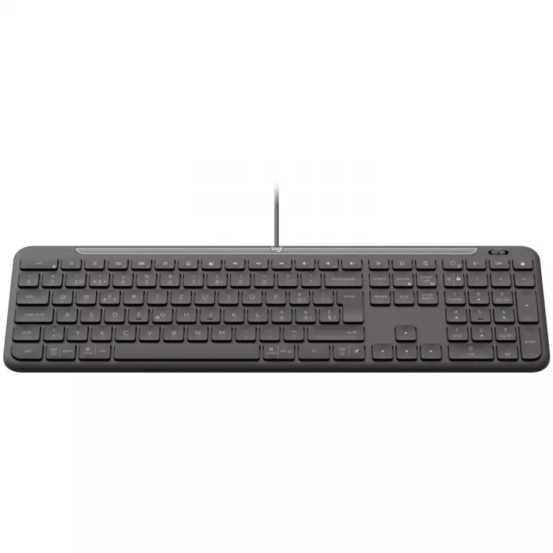 Klawiatura przewodowa LOGITECH Signature Slim K620 dla biznesu - GRAFIT - US MIĘDZYNARODOWA - USB - N/D - INTNL-973 - USB-C