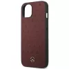 Mercedes MEHCP13SPSQRE Etui twarde iPhone 13 mini 5,4 Czerwone/czerwone Skóra Wzór Gwiazd