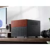Jonsbo N4 Microtower Casing Czarny Durable Steel Compact PC Enclosure