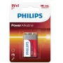 Bateria jednorazowa Philips Power Alkaline Battery 6LR61P1B/10