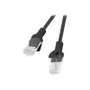Kabel sieciowy LANBERG PCU5-10CC-0500-BK Cat5e U/UTP RJ-45 — 5 m, czarny, przewód CCA