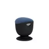 Ergonomiczny stołek balansowy Up Up Seul czarny, D47 niebieski materiał