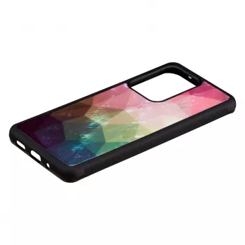 Etui ochronne iKins do Samsung Galaxy S20 Ultra — w kolorze czarnym z motywem kwiatu wodnego