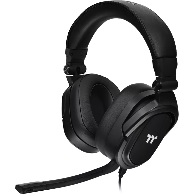 Tt eSPORTS Argent H5 - Zestaw słuchawkowy - Nauszne - Przewodowe - Wtyk 3,5 mm - Czarny (GHT-THF-ANECBK-30)