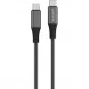 4smarts PremiumCord - Kabel USB - USB-C (M) do USB-C (M) - USB 2.0 - 20 V - 5 A - 1.5 m - Zasilacz USB (100 W) - Czarny