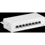 Goobay 62067 - RJ45 - Cat6a - 22/26 - Biały - Montaż w szafie rack - 1U (62067)