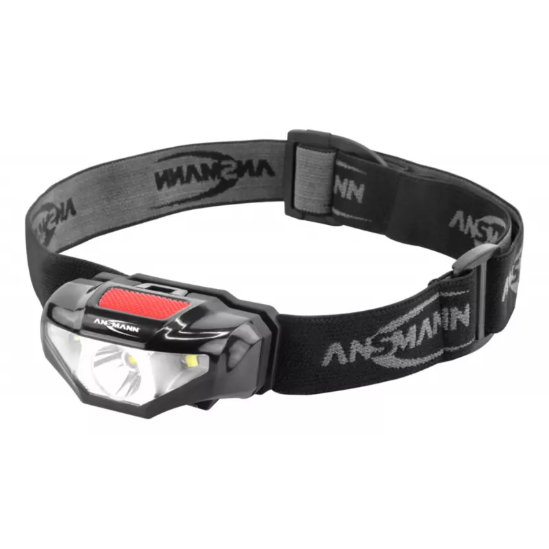 Ansmann HD70B - Latarka czołowa - Czarny - akrylonitryl-butadien-styren (ABS) - Tworzywo sztuczne - IP44 - LED - 1 lampa