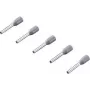 Tulejki zaciskowe Rittal 4050.731 częściowo izolowane 0,75 mm² szare, opakowanie 500 szt.