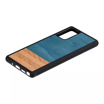 Etui na smartfona man and wood Galaxy Note 20 jeans czarne — ochronne etui w stylu jeansu