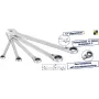 HAZET 606/5 - 8,10,13,17,19 mm - Chrom - Chrom - Glossy - 13° - Niemcy (606/5)