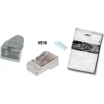 Złącze przewodowe RJ-45 ShiverPeaks BS72057-GR-10 Szary