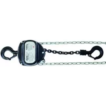 Wciągnik łańcuchowy EUROLITE 1,0 t model 58000113, długość łańcucha 6 m, czarny