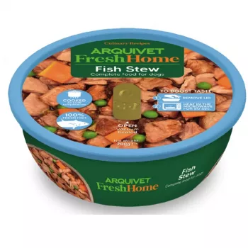Mokra karma dla psa ARQUIVET Fresh Home Gulasz Rybny 280 g — smak rybny, bezzbożowa, karma pełnoporcjowa