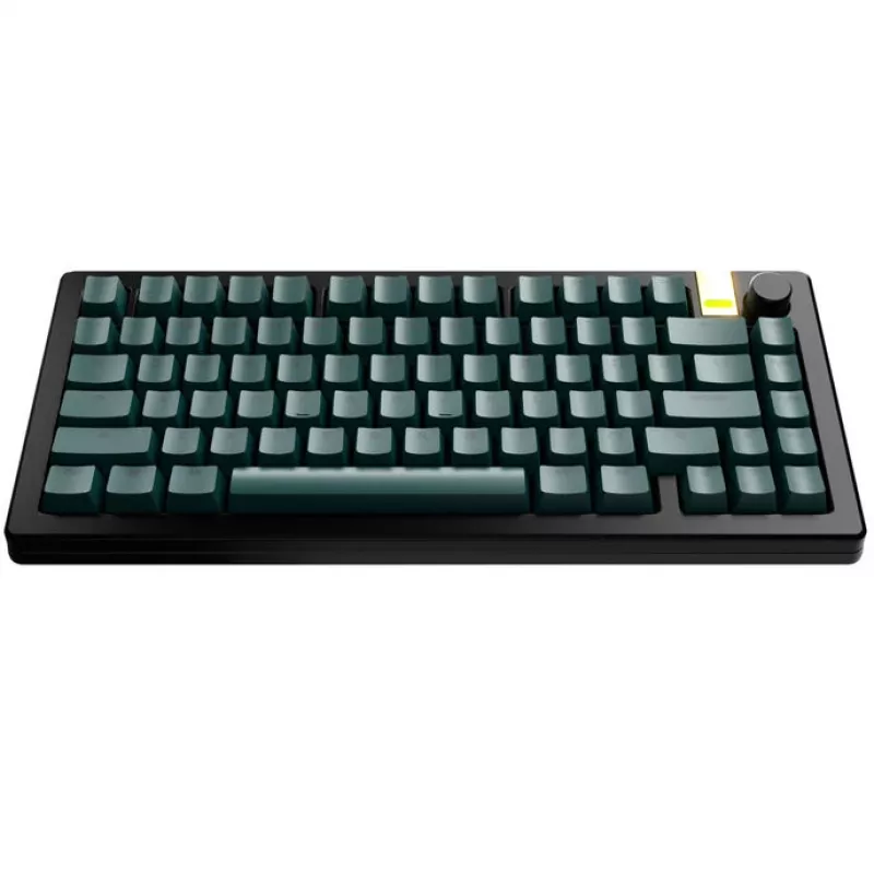 Zestaw keycapów PBT z nadrukiem sublimacyjnym GLORIOUS GPBT Basics — układ ANSI, kolor TGRN