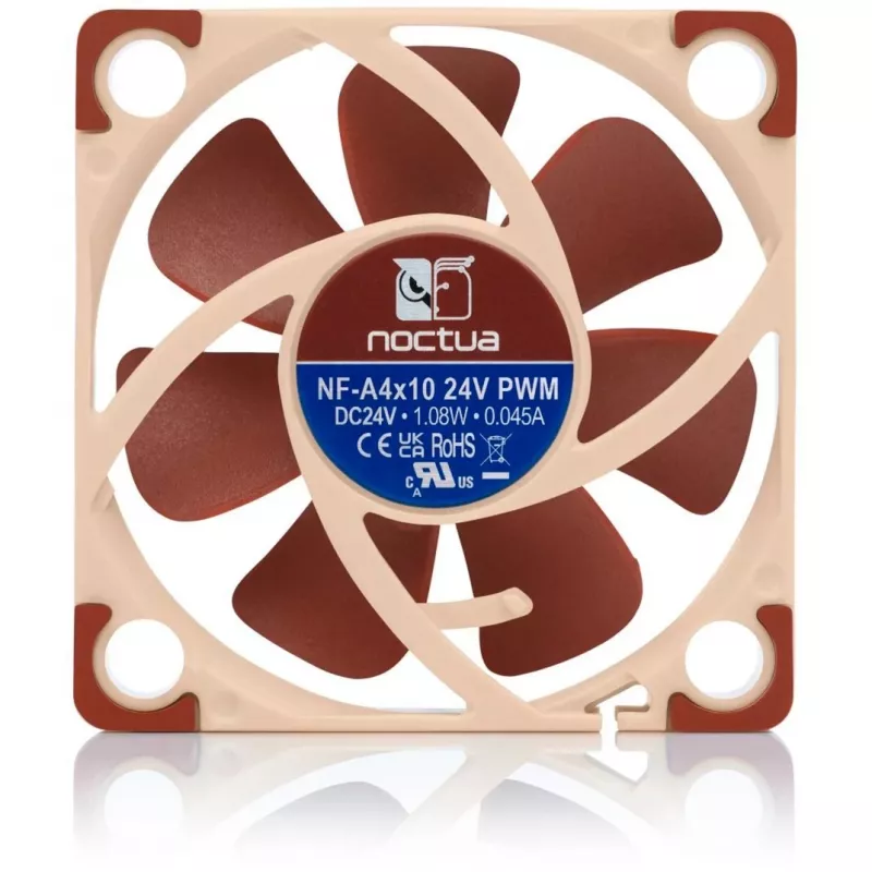 Wentylator Noctua NF-A4X10 24V PWM 4 cm Beżowo-brązowy 5000 RPM 8,9 m³/h