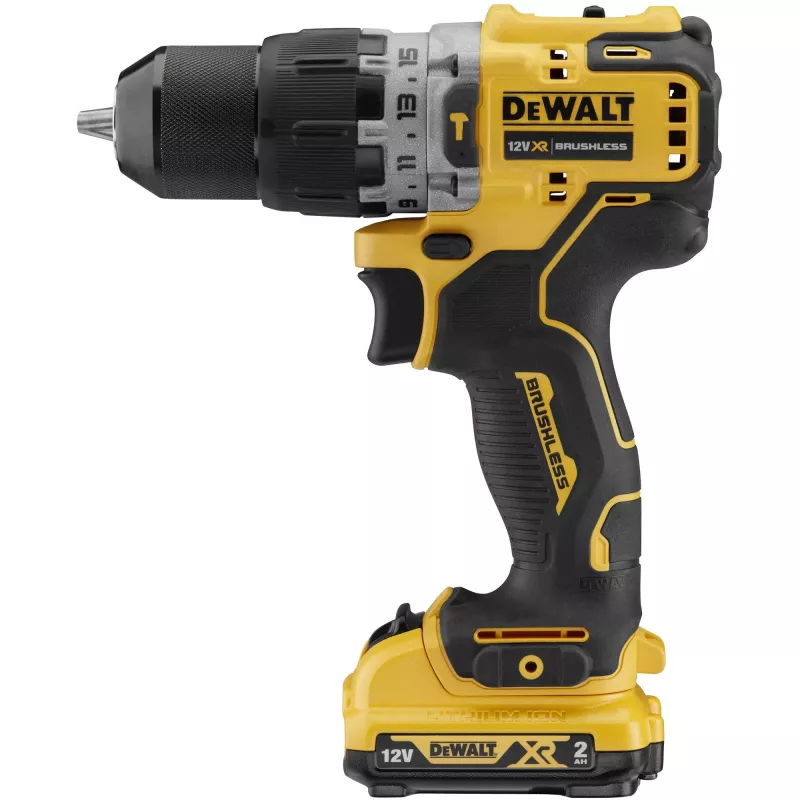 Wiertarka DeWALT DCD706D2-QW, 1500 obr./min, bezkluczykowa, 1,1 kg