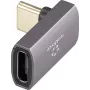 Renkforce USB4 USB-C Adapter[1x Wtyczka - 1x Gniazdo] RF-3778586 8K UHD 90° (RF-3778586)