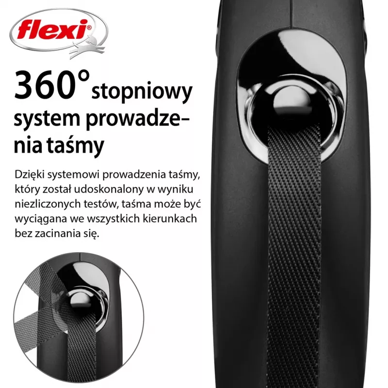 Flexi New CLASSIC 5 m Czarny Dog Retractable lead