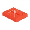 Breadboard DELOCK 18318 — plastikowa płytka prototypowa bez lutowania, 36 × 46 × 10 mm, czerwona